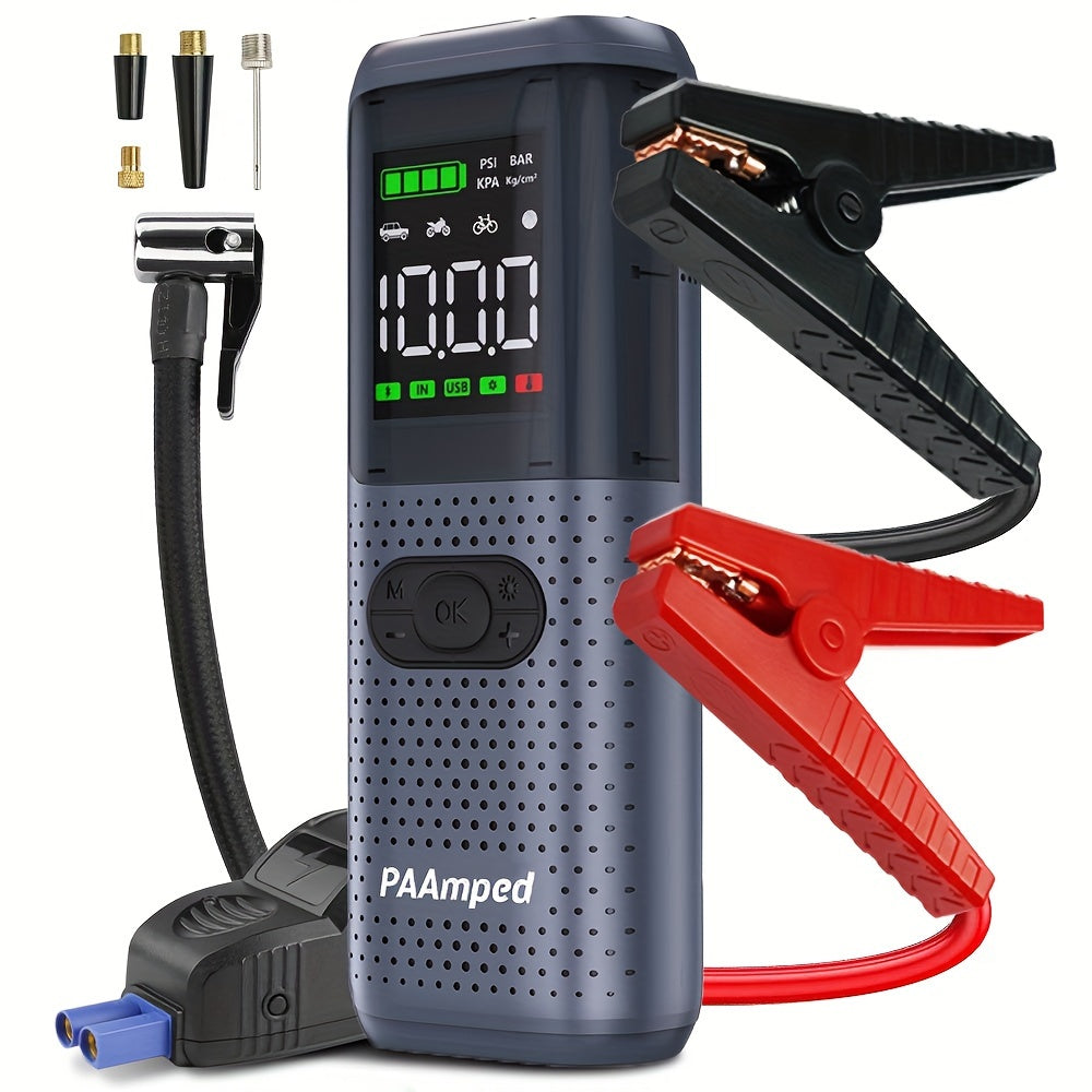 AllinOne Car Emergency Power Supply  Tire Inflator