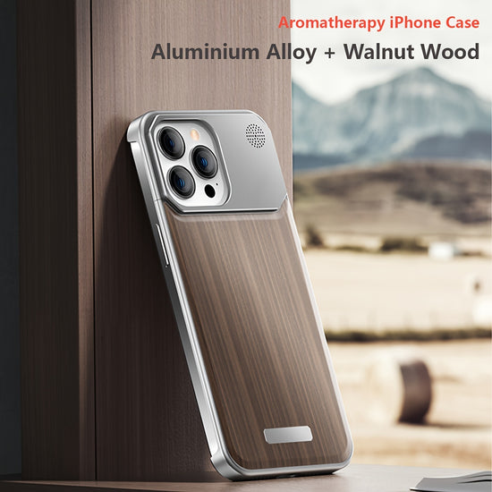 Elegant Aluminum Walnut Ebony Case with AntiDrop  Heat Dissipation